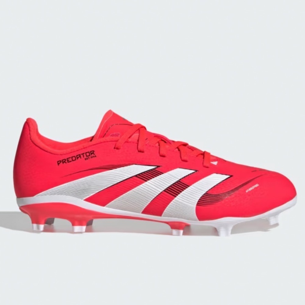 Adidas Predator League FG Kids Soccer Cleats Solar Red White ID3750 Size 11K‎